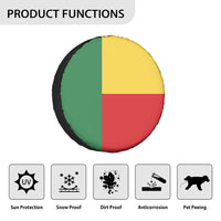Thumbnail for Benin Flag Designed Tire Cover Cases