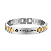 Thumbnail for China Eastern Airlines Designed Stainless Steel Chain Bracelets