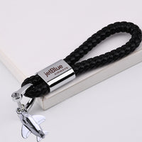 Thumbnail for jetBlue Airways Airlines Designed Leather Car Key Chains