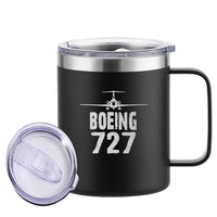 Thumbnail for Boeing 727 & Plane Designed Stainless Steel Laser Engraved Mugs