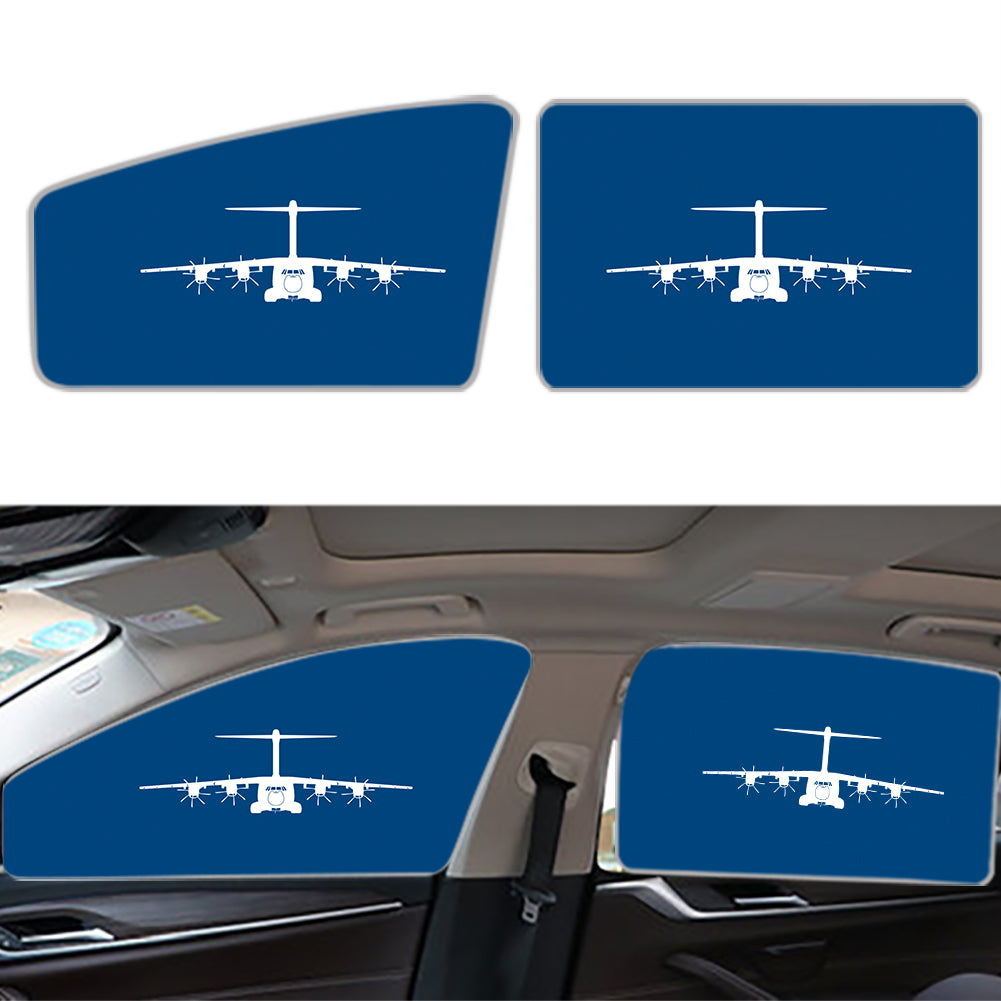 Airbus A400M Silhouette Designed Car Sun Shade (Side window)