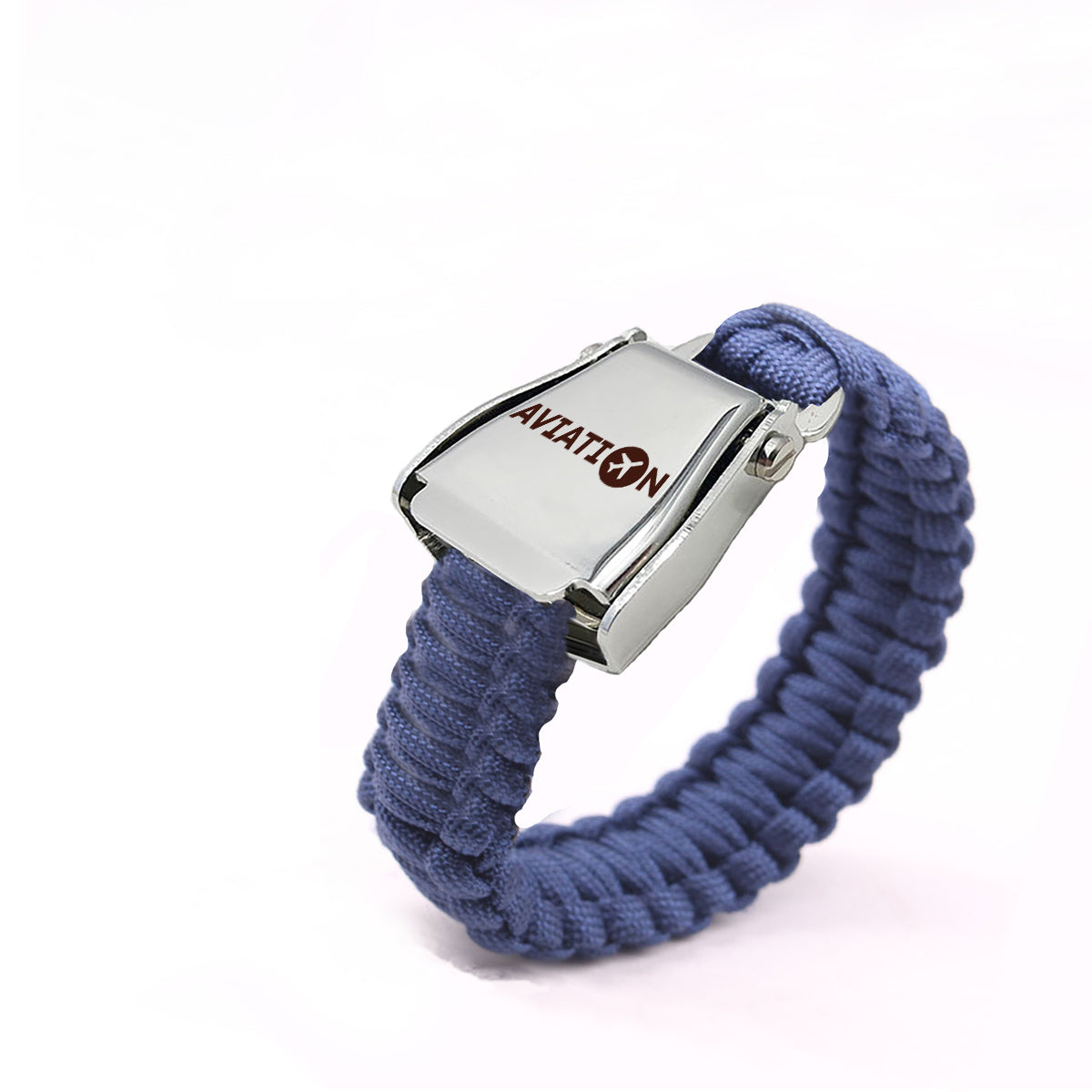Aviation Design Airplane Seat Belt Bracelet