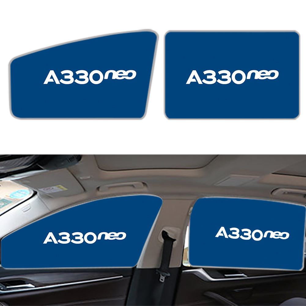 A330neo & Text Designed Car Sun Shade (Side window)