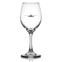 Thumbnail for Airbus A350 Silhouette Designed Wine Glasses