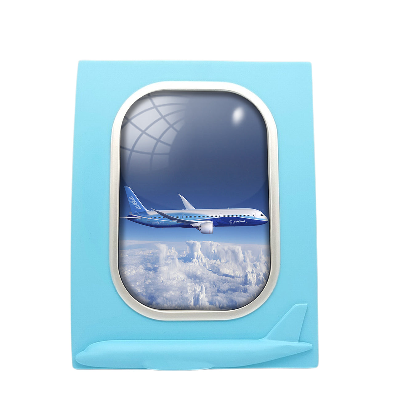 Boeing 787 Dreamliner Designed Airplane Window Photo Frame