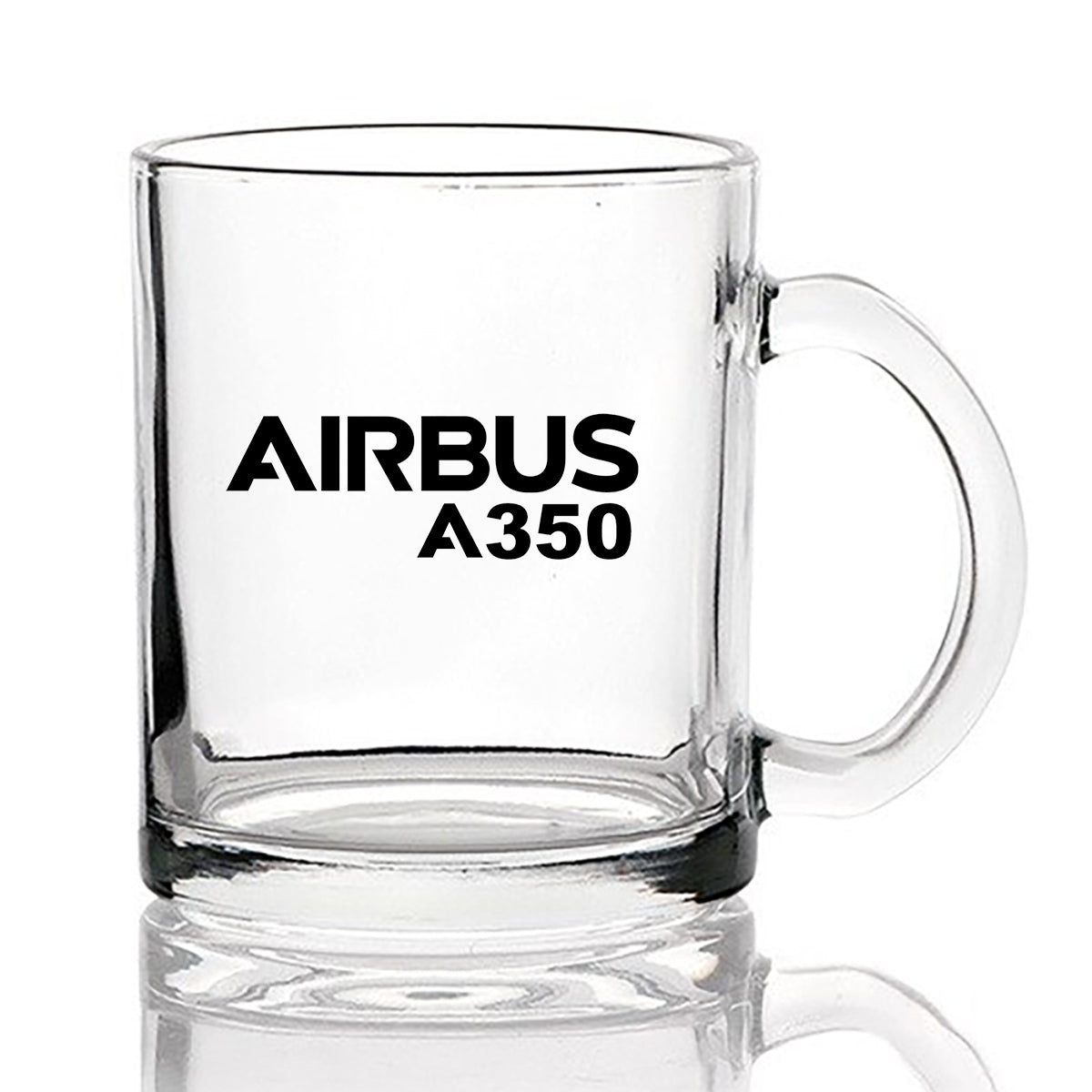Airbus A350 & Text Designed Coffee & Tea Glasses