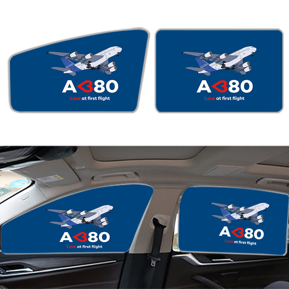 Airbus A380 Love at first flight Designed Car Sun Shade (Side window)
