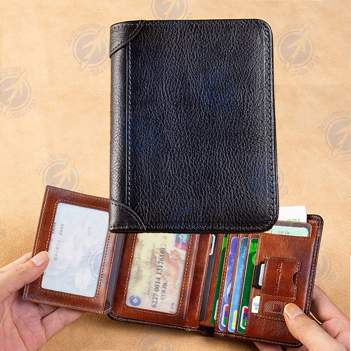 NO Designed Leather Wallets