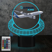 Thumbnail for Airbus A340 Designed 3D Lamp