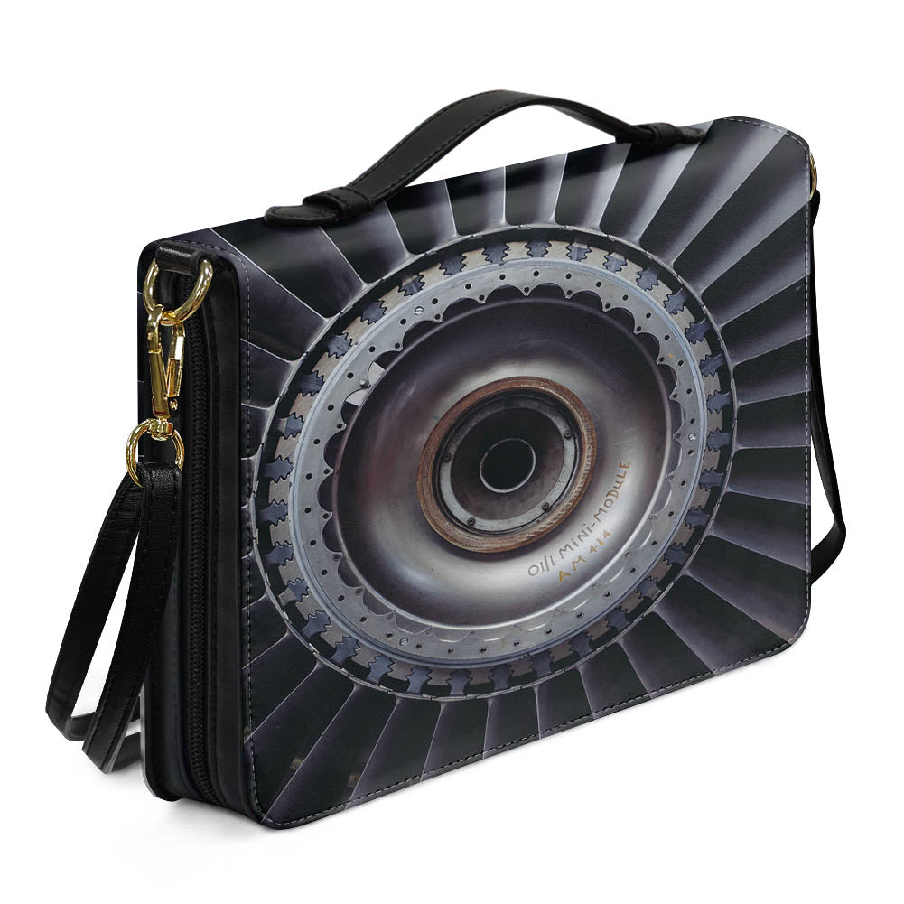Real Jet Engine Designed PU Accessories Bags Strap Style