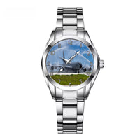 Thumbnail for US Air Force Big Jet Designed Stainless Steel Band Watches