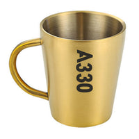 Thumbnail for A330 Text Designed Stainless Steel Coffee Mugs