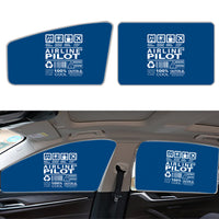 Thumbnail for Airline Pilot Label Designed Car Sun Shade (Side window)