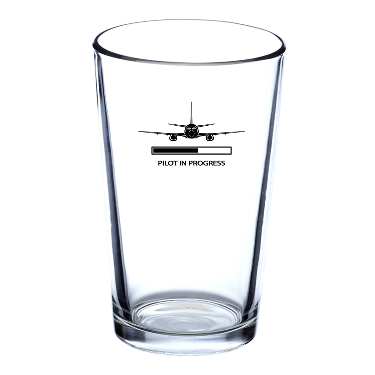 Pilot In Progress Designed Beer & Water Glasses