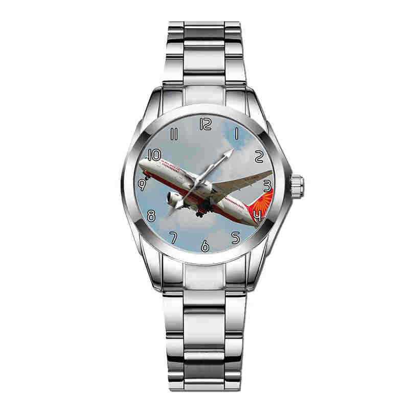 Air India's Boeing 787 Designed Stainless Steel Band Watches