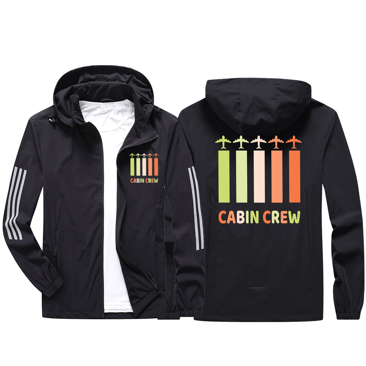Colourful Cabin Crew Sport & Running Jackets