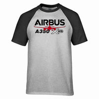 Thumbnail for Amazing Airbus A350 XWB Designed Raglan T-Shirts