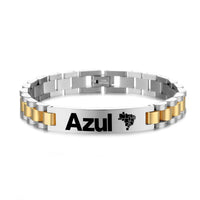 Thumbnail for Azul Airlines Designed Stainless Steel Chain Bracelets