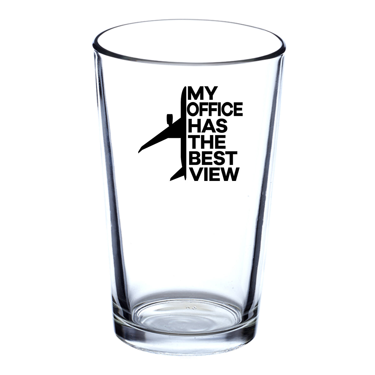 My Office Has The Best View Designed Beer & Water Glasses