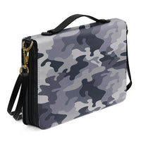 Thumbnail for Military Camouflage Army Gray Designed PU Accessories Bags Strap Style