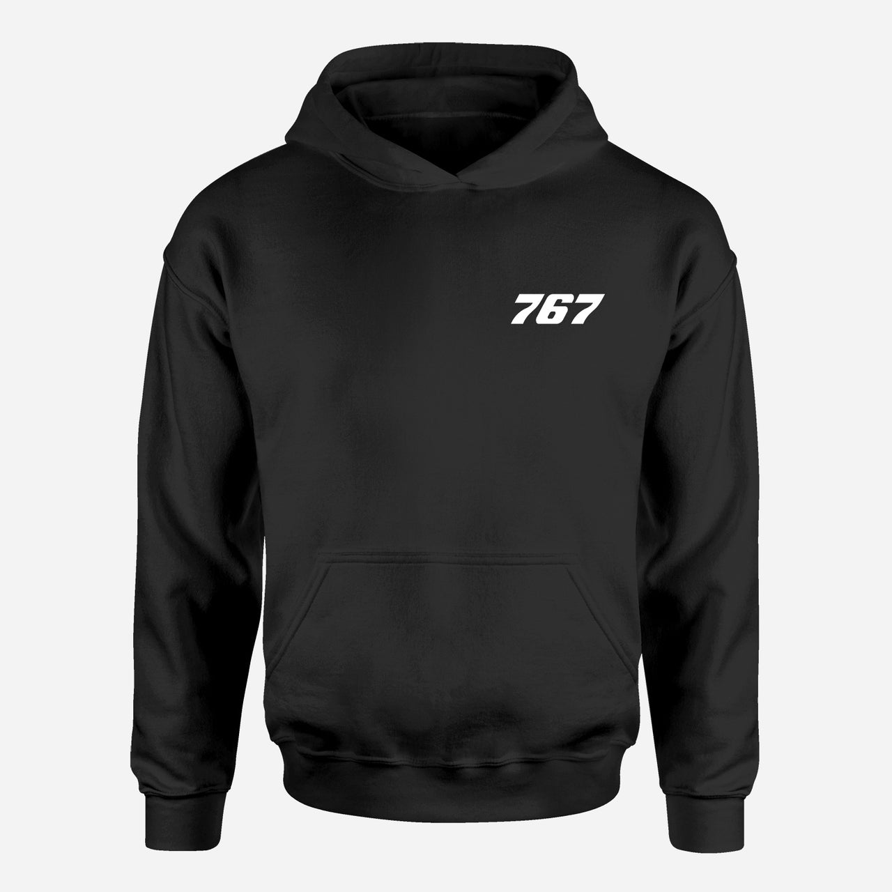 767 Flat Text Designed Hoodies
