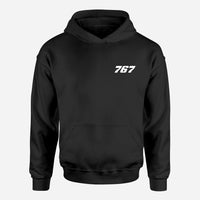 Thumbnail for 767 Flat Text Designed Hoodies