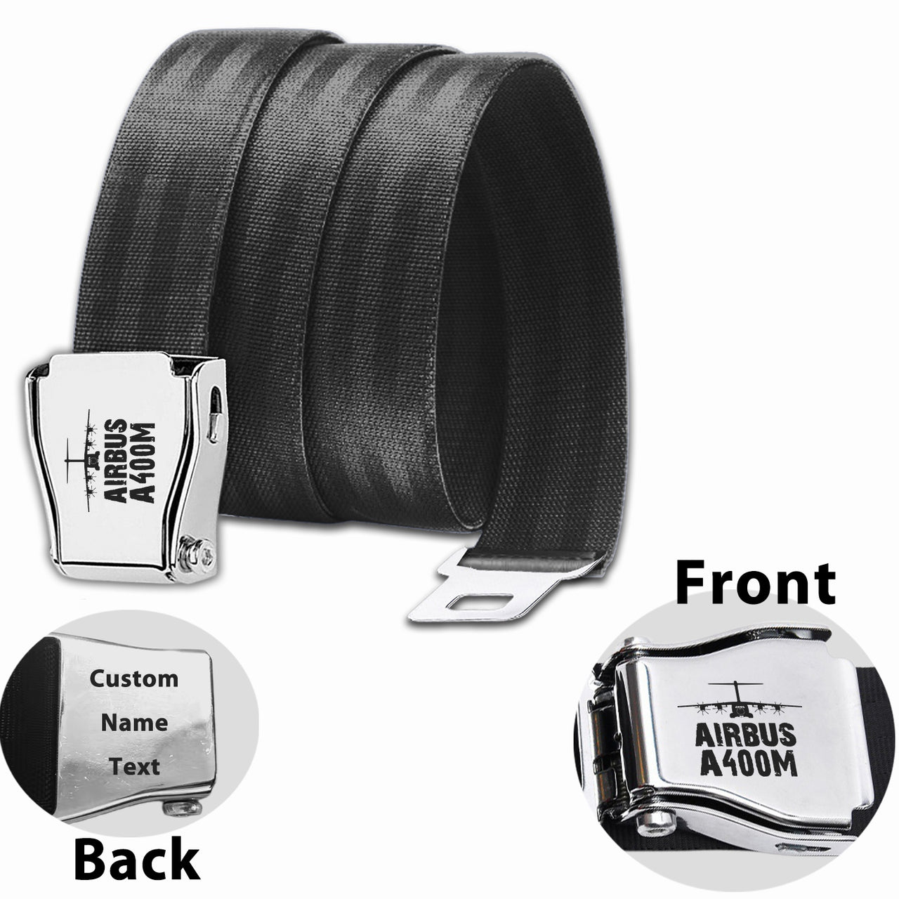Airbus A400M & Plane Designed Fashion Airplane Seat Belts