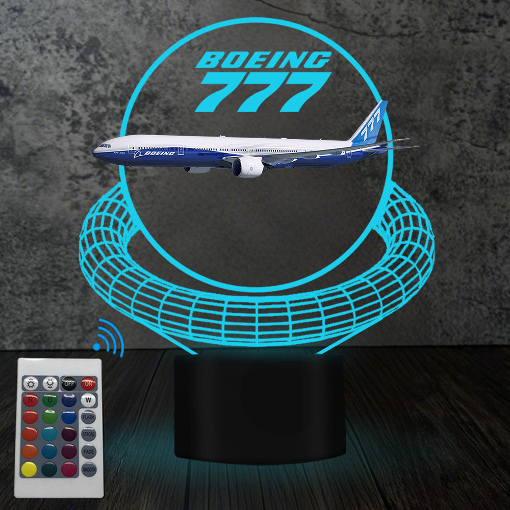 Boeing 777 Designed 3D Lamp
