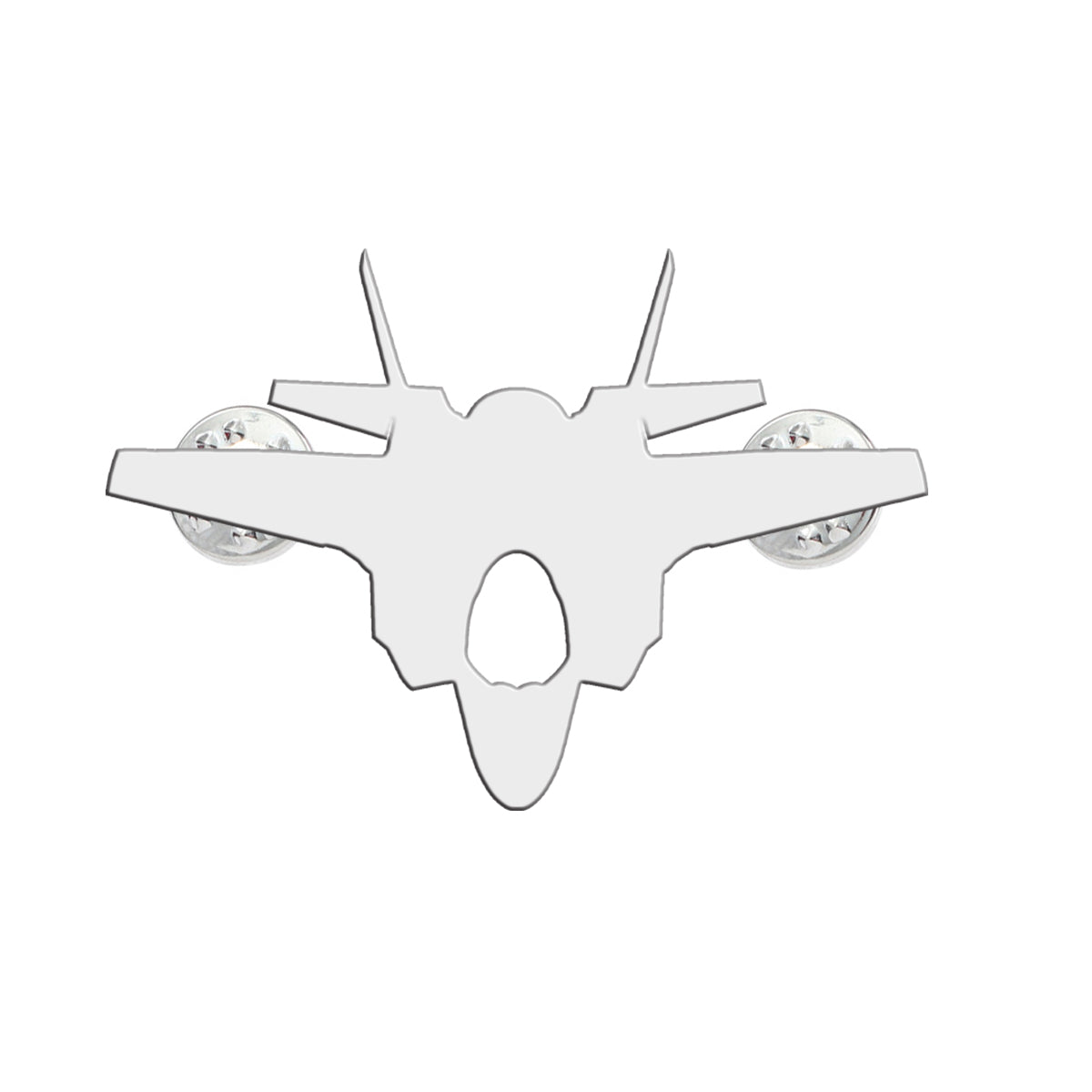 Fighter Jet 35 Silhouette Designed Hollow Pins