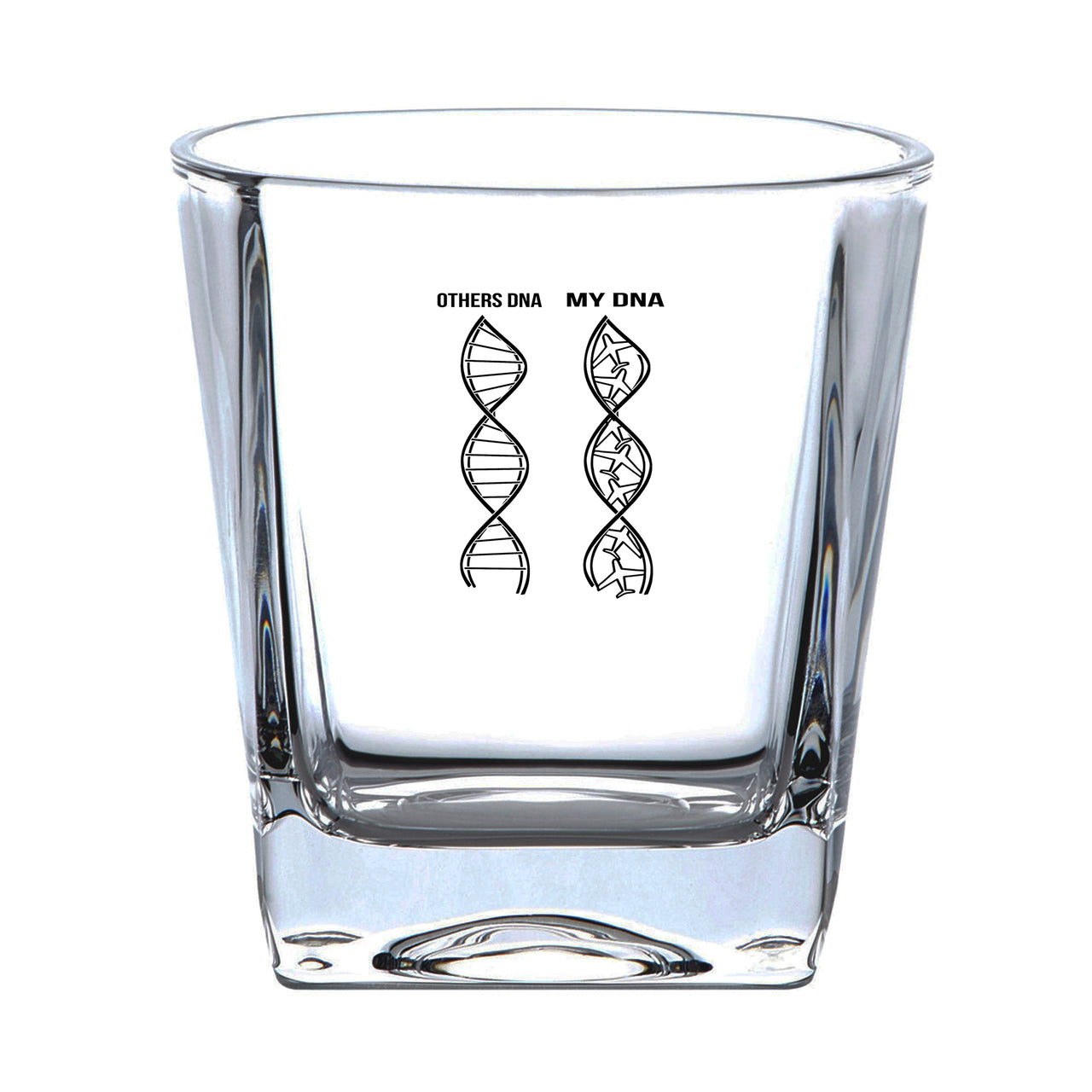Aviation DNA Designed Whiskey Glass