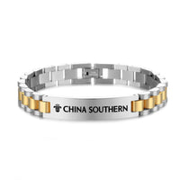 Thumbnail for CHINA SOUTHERN Airlines Designed Stainless Steel Chain Bracelets