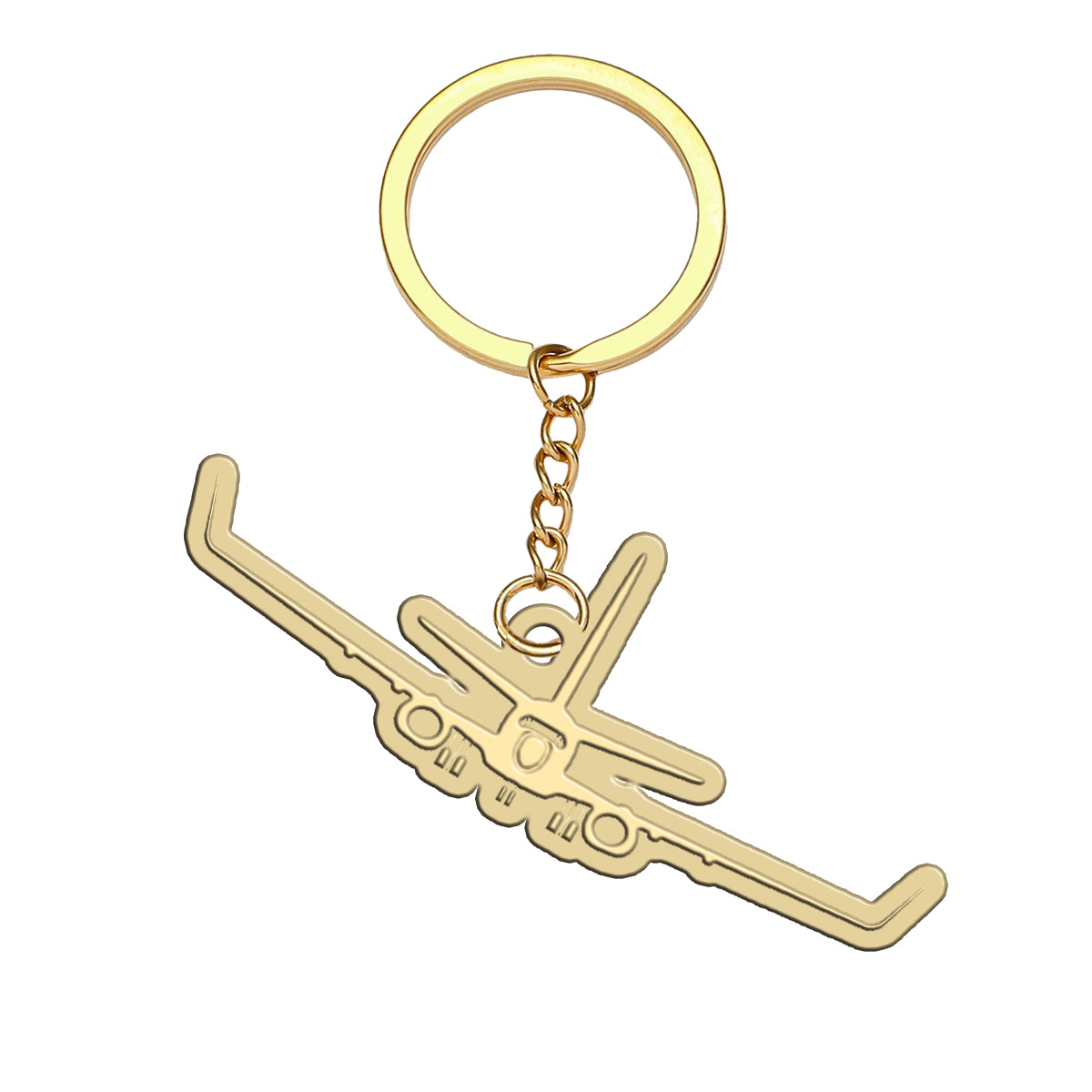 Boeing 737-800NG Silhouette Designed Hollow Key Chains