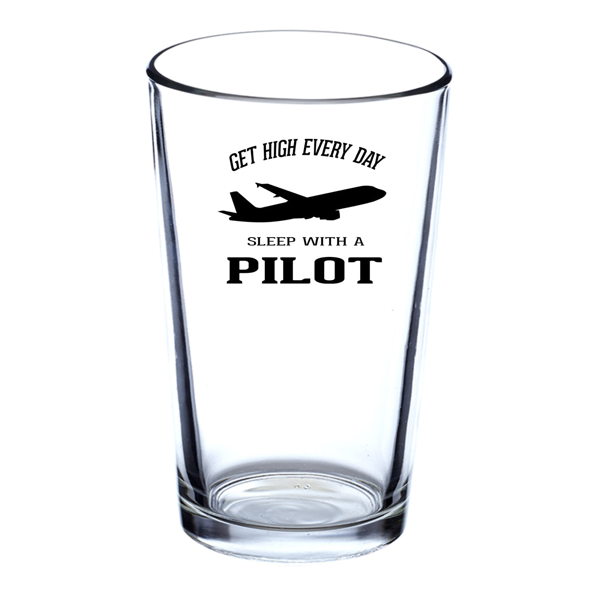 Get High Every Day Sleep With A Pilot Designed Beer & Water Glasses
