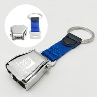 Thumbnail for United Airlines Designed Airplane Seat Belt Key Chains