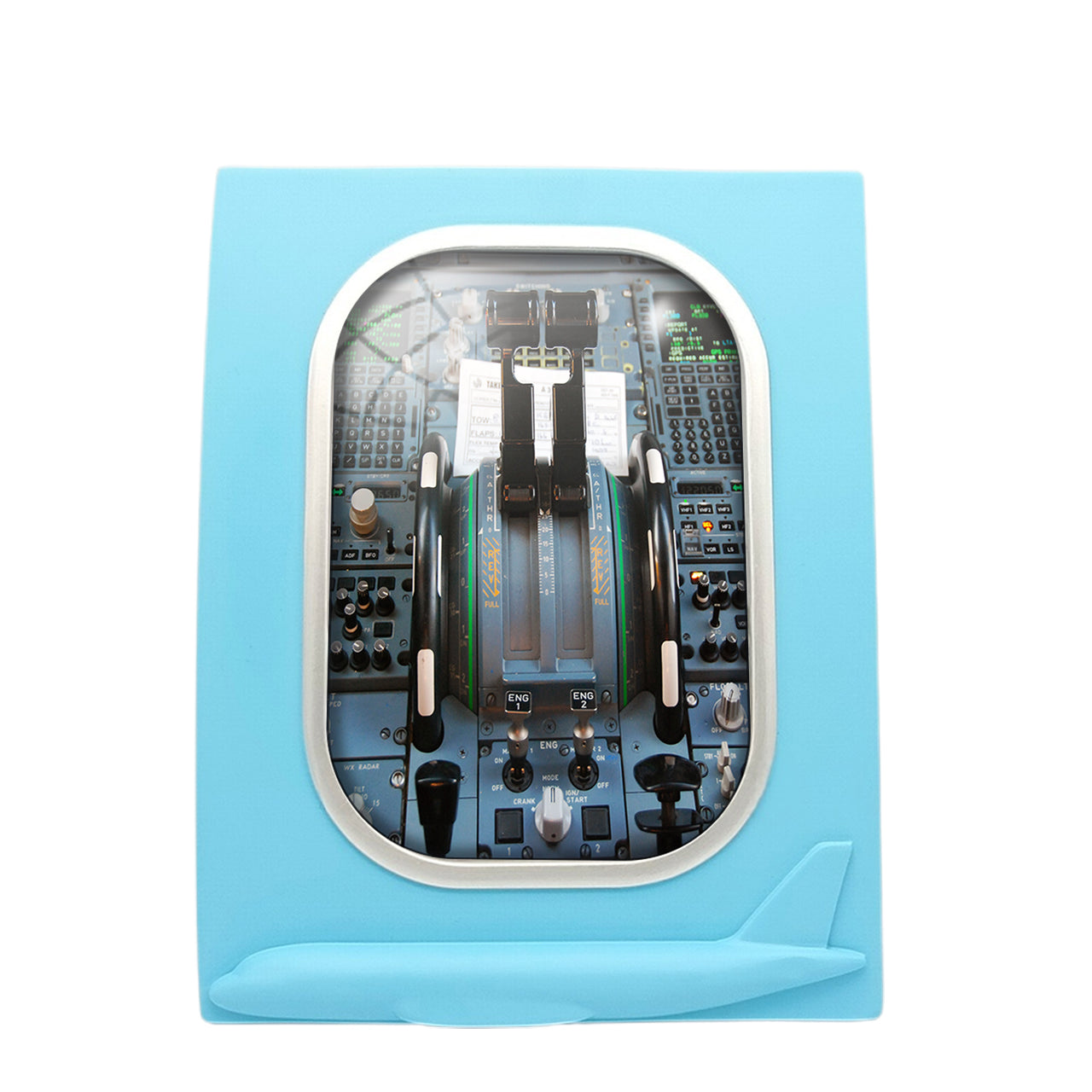 Airbus A320 Cockpit Designed Airplane Window Photo Frame