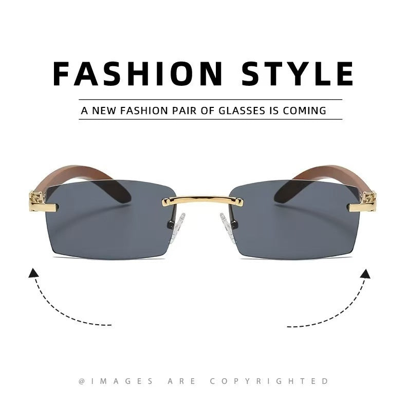 Super Cool Retro Frameless  Sun Glasses