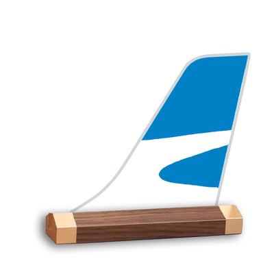 Aerolineas Argentina Tail Logo Desk Models aviation design on premium acrylic and metal 3D airplane tail craft.