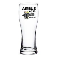 Thumbnail for Airbus A330 & Trent 700 Engine Designed Pilsner Beer Glasses
