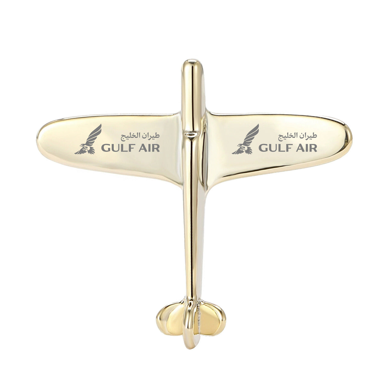Gulf Air Designed Airplane Shape Brooches
