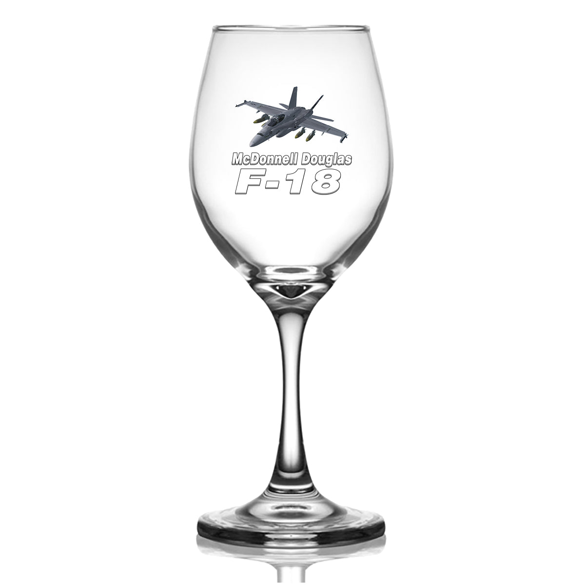 The McDonnell Douglas F18 Designed Wine Glasses