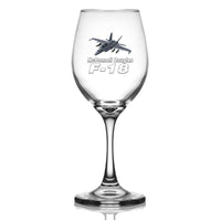 Thumbnail for The McDonnell Douglas F18 Designed Wine Glasses