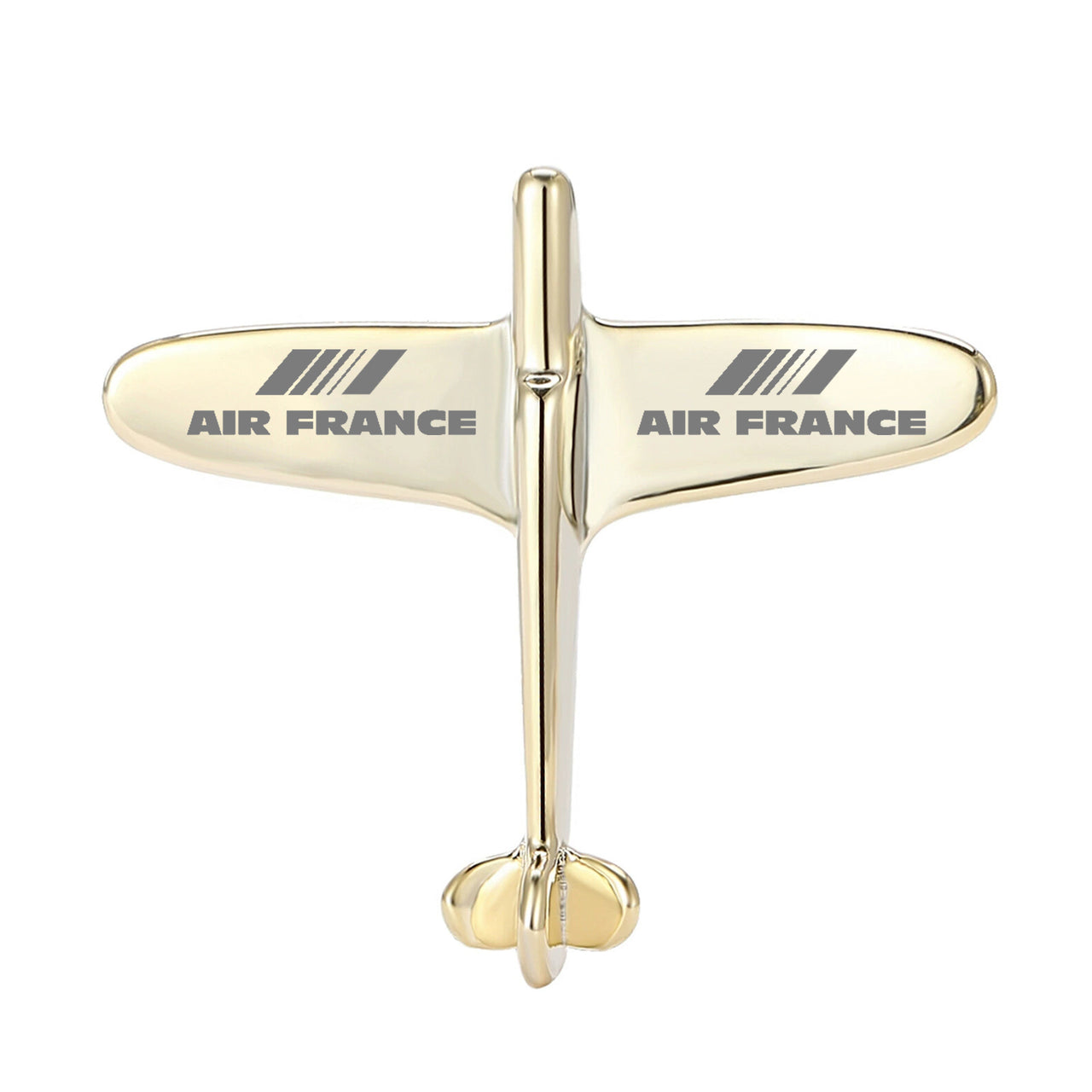 Air France Airlines Designed Airplane Shape Brooches
