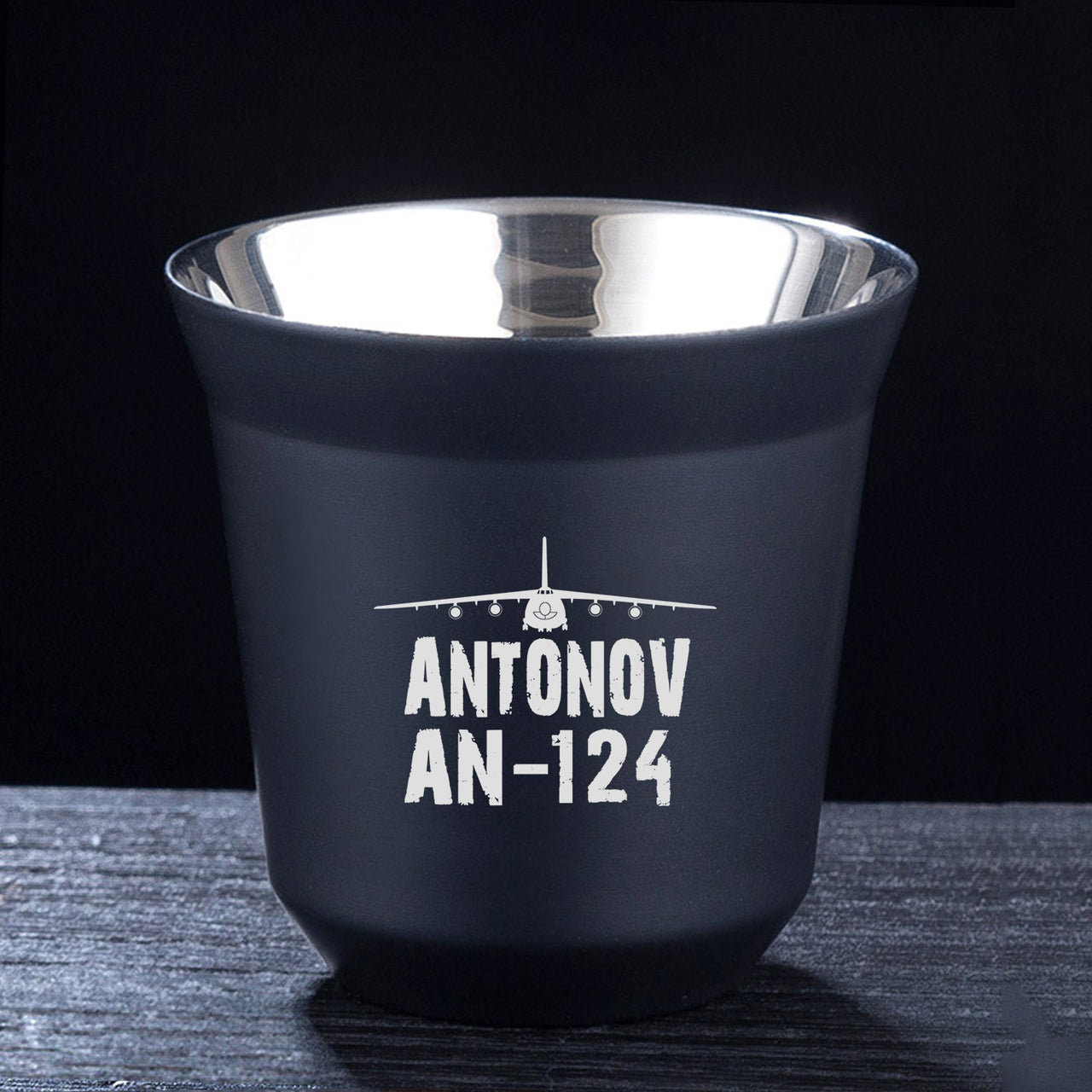 Antonov AN-124 & Plane Designed Double Wall Stainless Steel Coffee Mugs