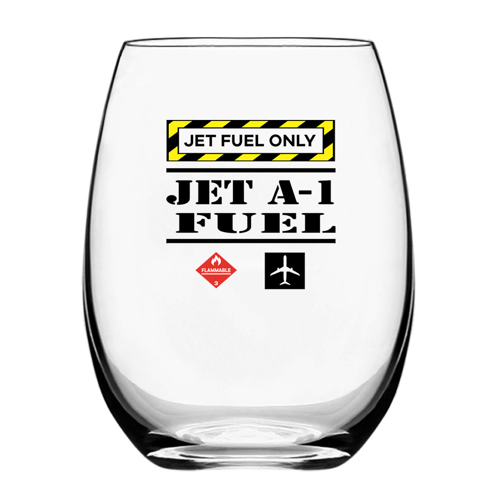 Jet Fuel Only Designed Water & Drink Glasses