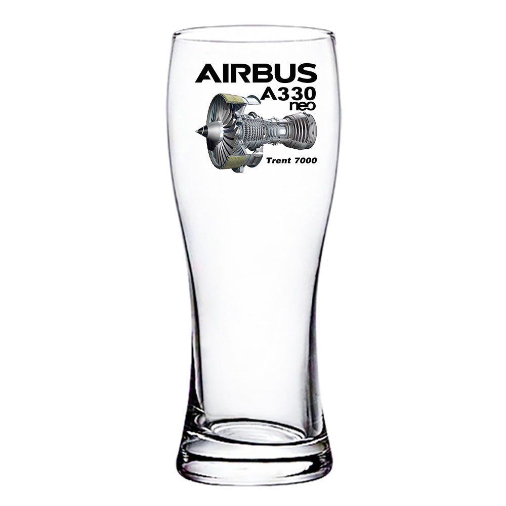 Airbus A330neo & Trent 7000 Designed Pilsner Beer Glasses