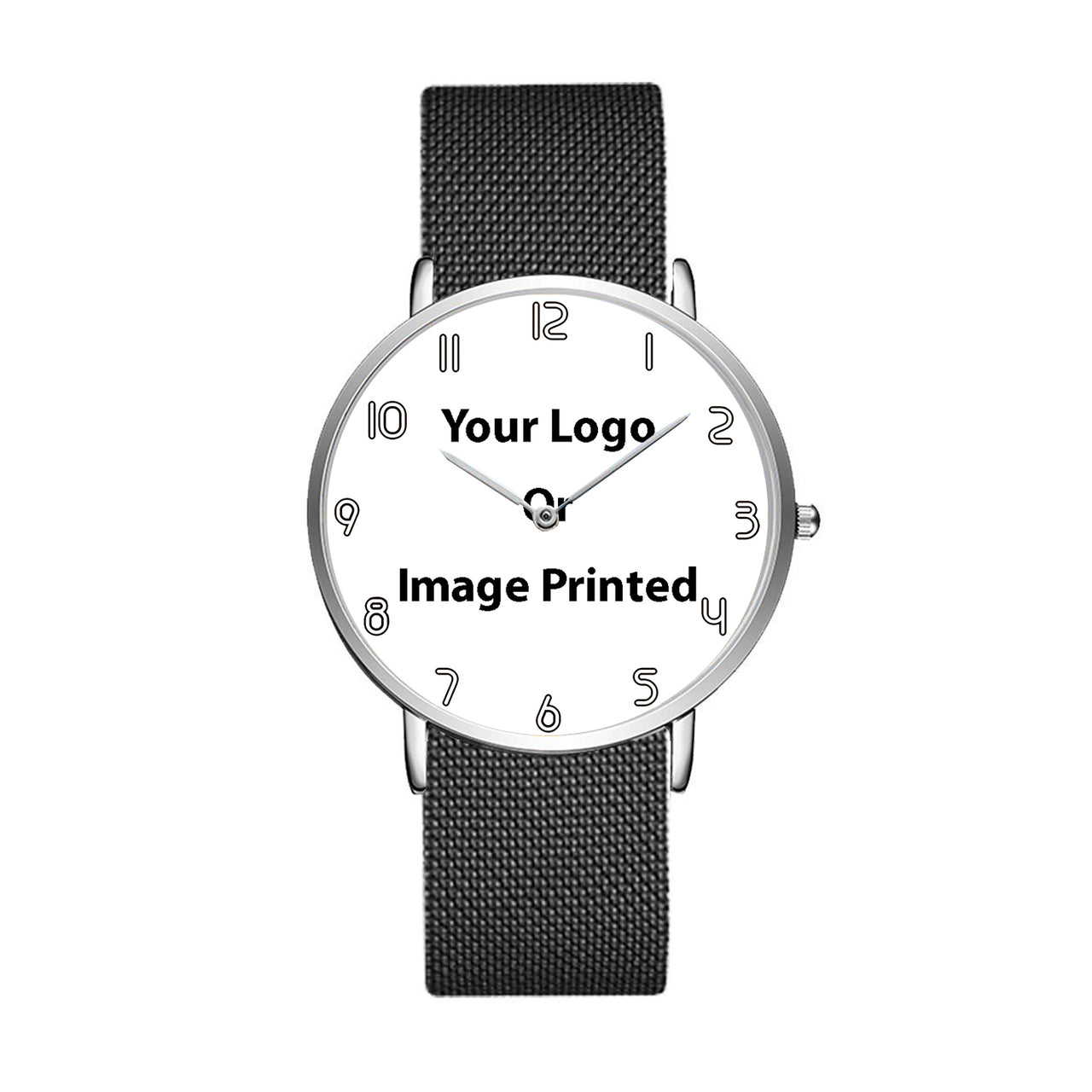Custom Design Image Logo Stainless Steel Strap Watches