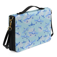 Thumbnail for Super Funny Airplanes 2 Designed PU Accessories Bags Strap Style