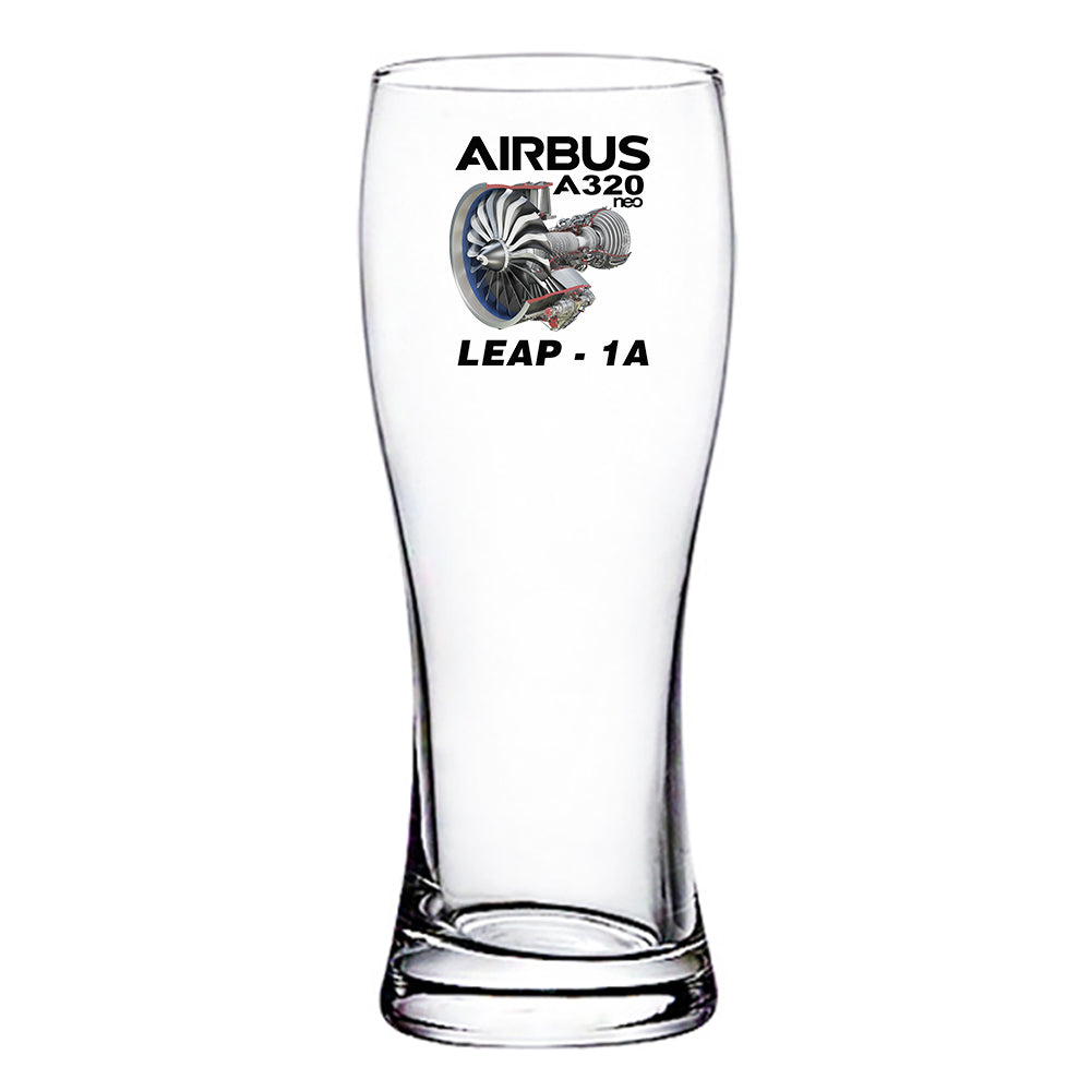 Airbus A320neo & Leap 1A Designed Pilsner Beer Glasses