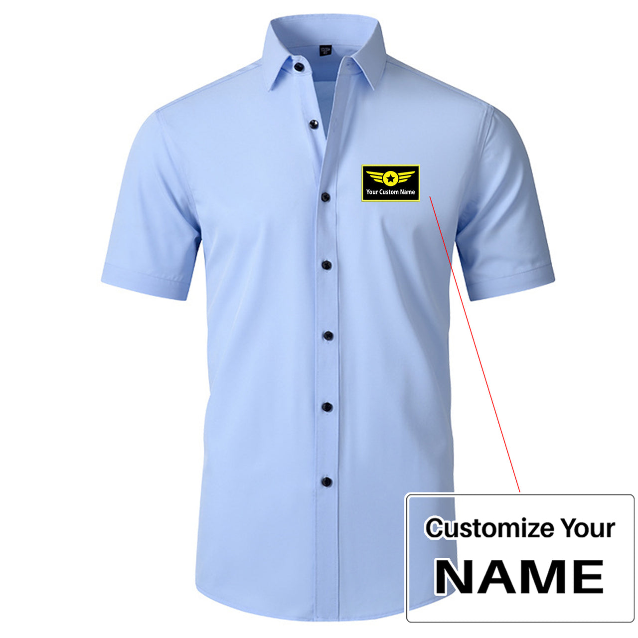 Custom Name (Special Badge) Design Super Quality Short Sleeve Shirts