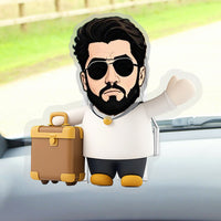 Thumbnail for Cartoon Pilot Custom Automatic Shaking Head Decorations Personalized Acrylic